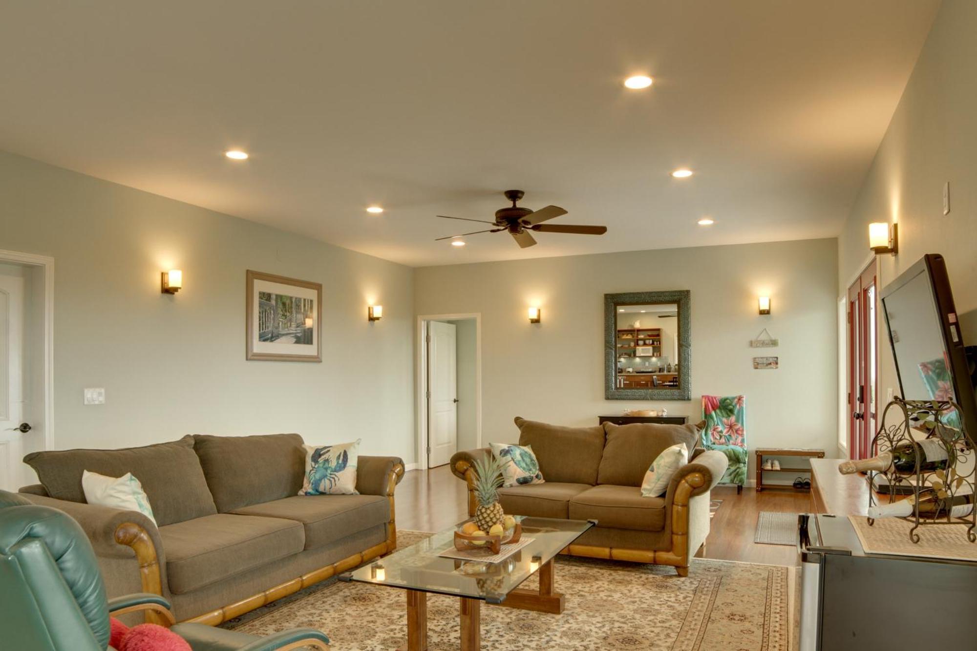The Aloha Green House Retreat With Ocean Views! Naalehu ภายนอก รูปภาพ